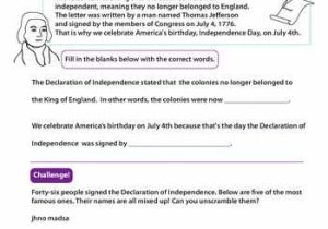 Declaration Of Independence Worksheet as Well as 58 Best Declaration Of Independence Images On Pinterest