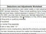 Deductions and Adjustments Worksheet as Well as Deductions and Adjustments Worksheet W4 Deductions and Adjustments