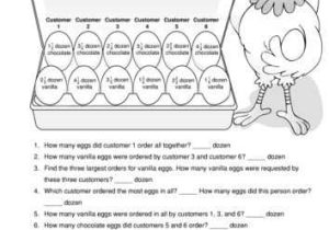Demand Worksheet Answers as Well as This Eggs Tra" Special Math Worksheet Features Word Problems which