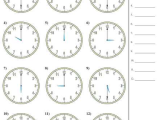 Digital Clock Worksheets or Clock Sheet Worksheets for All