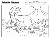 Dinosaur Worksheets for Preschool together with Color by Number Coloring Pages Dinosaurs Best Coloring Page