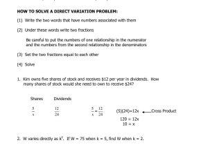 Direct and Indirect Characterization Worksheet Along with 44 Beautiful Direct and Inverse Variation Word Problems Worksheet