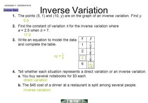 Direct Variation Worksheet with Answers as Well as 26 Awesome S Direct and Inverse Variation Word Problems
