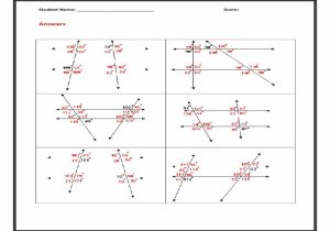Displacement Velocity and Acceleration Worksheet Answers Along with Parallel Lines Cut by A Transversal Worksheet Super Teache