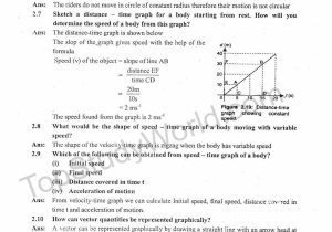Distance and Displacement Worksheet Answer Key as Well as Kips 9th Class Kinematics Physics Plete Notes with Pdf