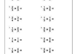 Dividing Fractions Worksheet 6th Grade Also Multiply the Fractions with Mon Denominators Worksheets