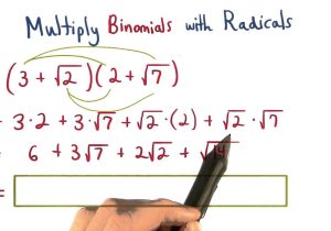 Dividing Polynomials Worksheet together with Chapter Irrational and Plex Numbers Binomials Containing Radicals
