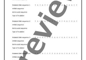 Dna Mutations Practice Worksheet Answer Key with Genetic Mutation Worksheet Choice Image Worksheet for Kids In English