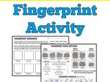 Dna Profiling Worksheet Also Dna Fingerprinting Worksheet forensic Science Fingerprint Activity