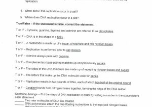 Dna Structure and Replication Worksheet Answer Key and Worksheet Dna the Double Helix Coloring Worksheet Answers Hate