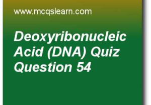 Dna Structure Quiz Worksheet with Deoxyribonucleic Acid Dna Quizzes Mcat Quiz 54 Questions and