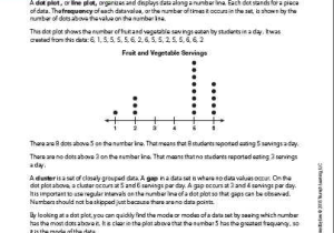 Dot Plot Worksheet or I Want My Free Lesson Plans