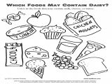 Draw A Food Web Worksheet together with Dairy Coloring Food Group Pages Grig3org