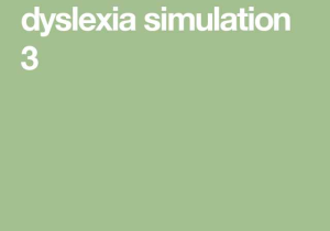 Dyslexia Simulation Worksheet as Well as Dyslexia Simulation 3 Mirror Activity Sped Pinterest