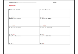 Earth's Moon Worksheet Answers as Well as Worksheet Properties Logarithms Logarithm Properties W