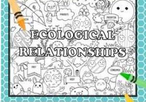 Ecological Relationships Worksheet together with Besten Tpt Science Lessons Bilder Auf Pinterest