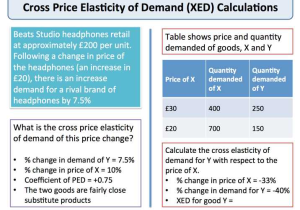 Elasticity Of Demand Worksheet Answers Along with Cross Price Elasticity Of Demand