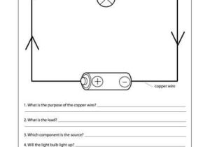 Electric Circuits and Electric Current Worksheet Answers Also 54 Best Electricity Images On Pinterest