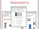 Electrical Circuit Worksheets or Basic Electricity Worksheet Kidz Activities