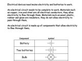 Electrical Circuit Worksheets with Basic Electricity Worksheet Kidz Activities