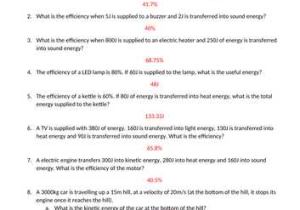 Electrical Power Worksheet Answers or Mr Ansell S Resources Shop Teaching Resources Tes