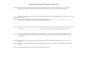 Emancipation Proclamation Worksheet Answers as Well as Glorious Revolution Worksheet Kidz Activities