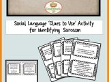 Emotional Regulation Worksheets Along with social Skills Sarcasm