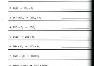 Endothermic and Exothermic Reaction Worksheet Answers Along with Classification Chemical Reactions Worksheet Best Chemical