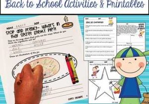 Enemy Pie Printable Worksheet or Enemy Pie Fun Back to School Activities and Printables