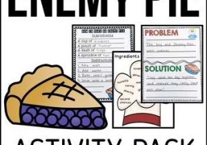 Enemy Pie Printable Worksheet together with Enemy Pie Activities Teaching Resources