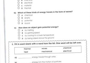 Energy and Energy Transformations Worksheet Answer Key Also Kids Science Energy Worksheets Worksheets Th Grade Science