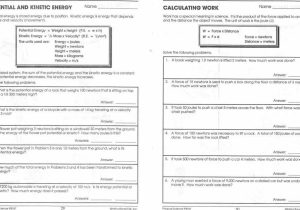 Energy Calculations Worksheet together with Inspirational Kinetic and Potential Energy Worksheet Elegant Kinetic