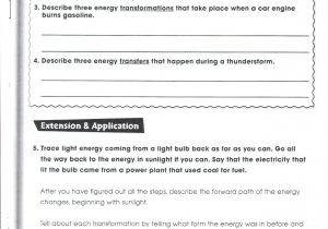 Energy Transformation Worksheet Answers Also Energy Transformation Worksheet Answers New Physical Science January