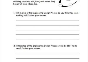 Engineering Design Process Worksheet Pdf Also Engineering Design Process Worksheet Awesome E G Benedict S