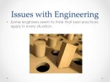 Engineering Design Process Worksheet with issues with Engineering some