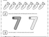 Equal Groups Worksheets with Learn to Count and Write Number 7