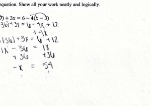 Equations Of Lines Worksheet Answer Key or Math Worksheets solving Equations with Variables Both Sides