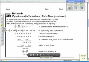 Equations with Variables On Both Sides Worksheet Also Old Fashioned Multi Step Equations Worksheet Variables Bo