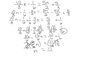 Equations with Variables On Both Sides Worksheet together with solving Multi Step Equations with Fraction