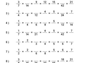 Equivalent Fractions Worksheet 5th Grade together with Fractions Work Sheets aslitherair