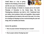 Esl Thanksgiving Worksheets Adults Also Thanksgiving Worksheets First Grade Free the Best Worksheets Image
