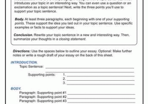 Essay Writing Worksheets and How to Outline An Essay