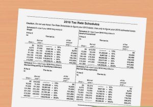 Estimated Tax Worksheet with How to Calculate Federal In E Tax 11 Steps with