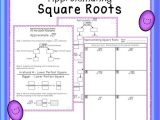 Estimating Square Roots Worksheet and Estimating Square Roots Interactive Notes and Worksheet 8 Ns 2