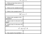 Evaluating Expressions Worksheet Along with 60 Best 6th Grade Math Expressions and Equations Images On