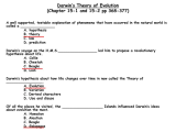 Evidence Of Evolution Worksheet Answers or Darwin and the theory Evolution Worksheet Answers Choice