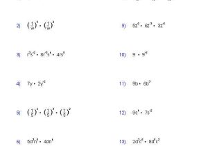 Exponents and Radicals Worksheet as Well as Simplifying Exponents Worksheet