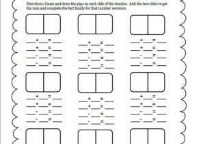 Fact Family Worksheets for First Grade and 16 Best Math Fact Families Images On Pinterest