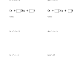 Factor Each Completely Worksheet Answers together with Factoring Quadratics Homework Sheet