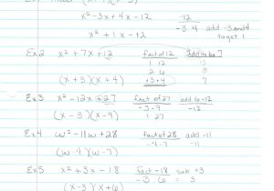 Factoring Difference Of Squares Worksheet with Factoring X2 Bx C Worksheet Answers New Factoring Quadratics In Any